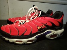 Nike Air Max Plus TN Siren Red White Black Tuned Air DJ5138-600 Men  s Size 8.5