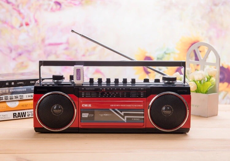 Boombox MK-132BT Bluetooth: Lettore Cassette e MP3 USB SD 3-in-1