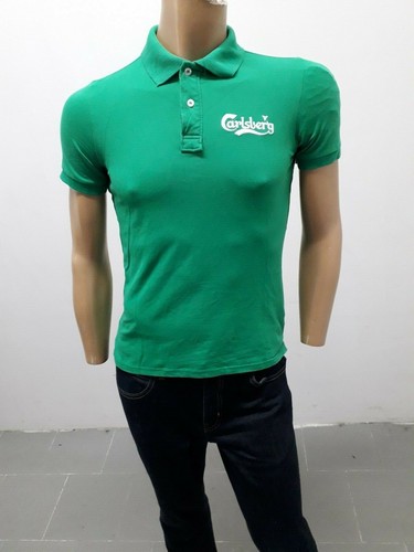 Polo CARLSBERG Uomo T-shirt Man Maglia Homme Taglia size S Cotone Verde  8476 | eBay