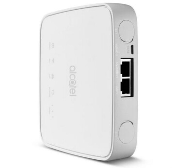 Router Hotspot 4G Alcatel LINK HUB HH40V Bianco - Modem Wi-Fi Con 2 Porte LAN