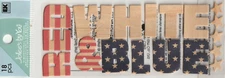 Jolee's by You Patriotic Stickers RED WHITE & BLUE Theme 83024 Fast FREE ship!