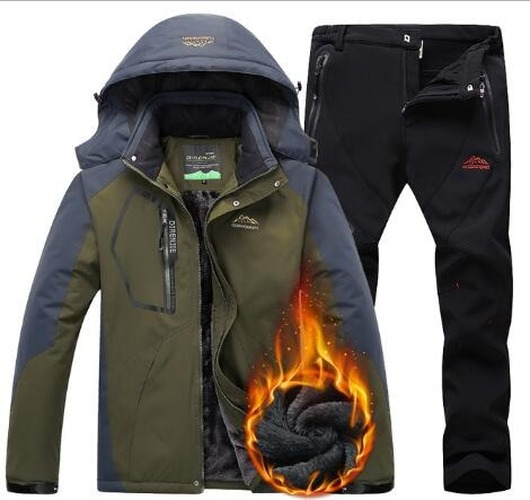 Ski Suit Waterproof Ski Jacket and Pants Snow Clothes Skiing