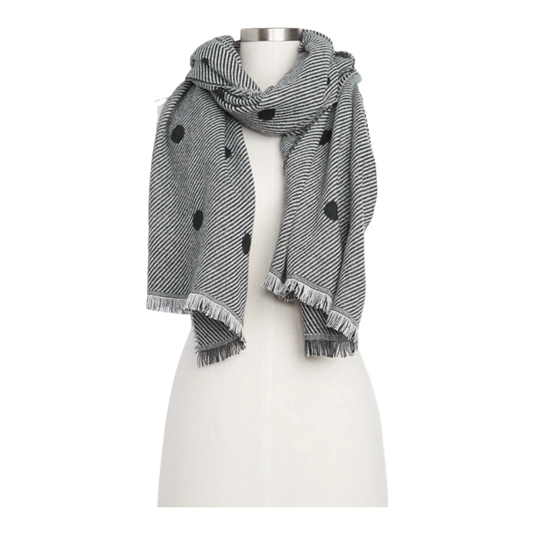 Winter Striped Scarves & Wraps for Women