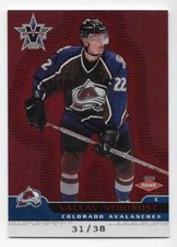 01/02 VANGUARD RED PARALLEL Hockey /38 (#1-130) U-Pick From List