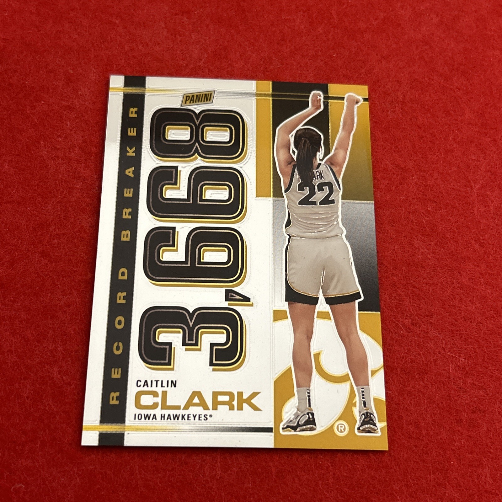 2023-24 Panini Caitlin Clark Collection Record Breaker 3668 Pts. #RB-CC