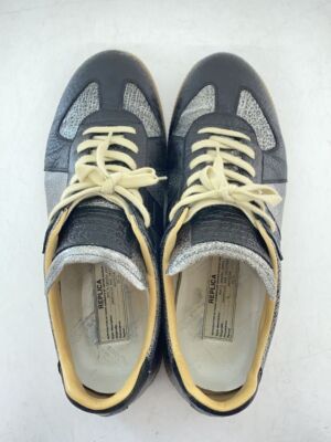 Maison Margiela Low Top Sneakers 43 Silver Leather Used | eBay