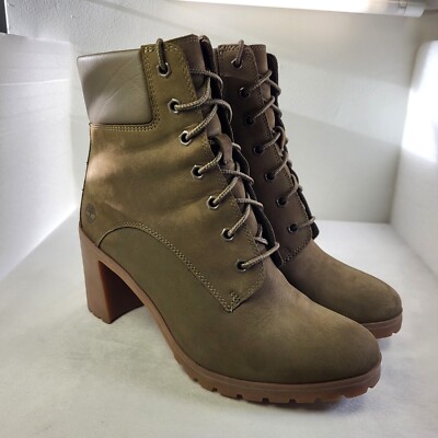 TIMBERLAND Allington Womens Ankle Boots Nubuck Olive Green/Khaki UK6 (X292)  UK