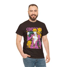 Giorno Giovanna T-shirt JoJo's Bizarre Adventure Anime Manga Gift Shirt All Size