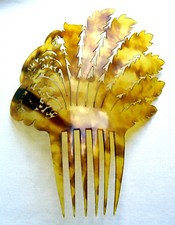 ANTIQUE HAIR COMB - NO US IMPORT FEES