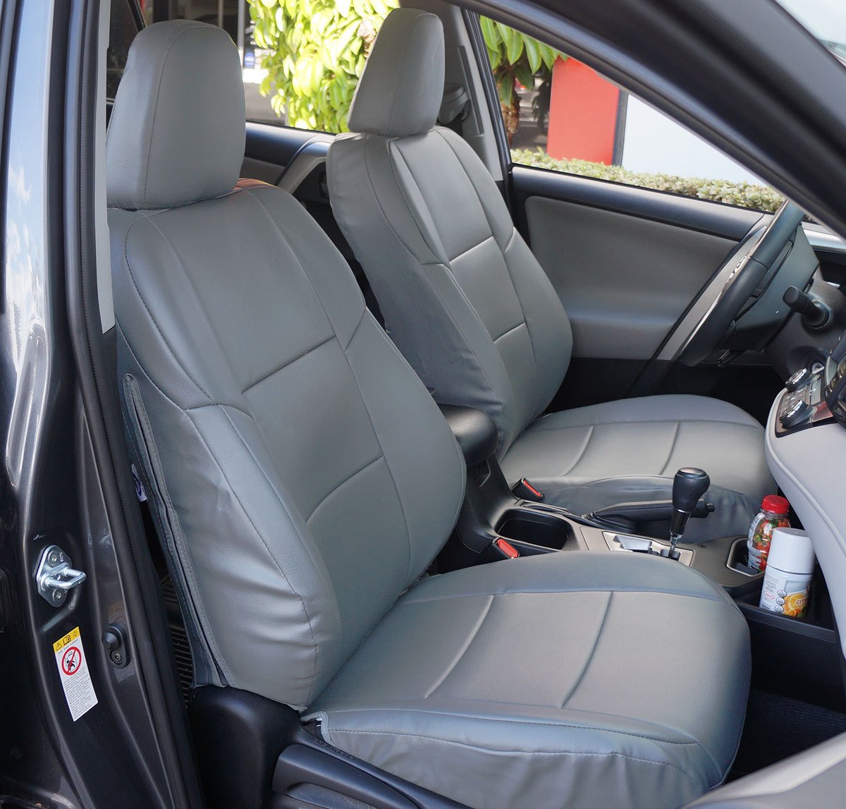 IGGEE CUSTOM MADE FIT FRONT SEAT COVERS FOR TOYOTA RAV4 SE XLE