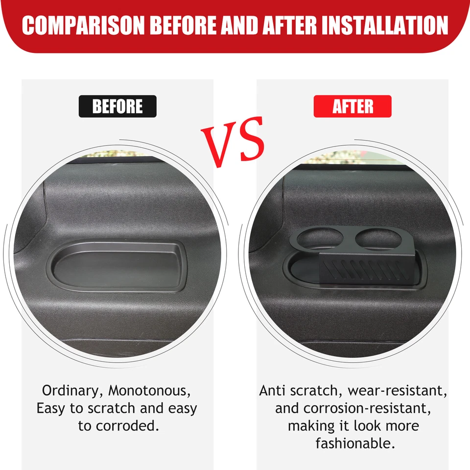 Soporte de montaje doble portavasos derecho 3ª fila para Cadillac Escalade 2007-14 Foto 2 de 4