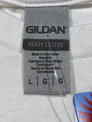 American Flag Men’s White T-Shirt Short Sleeve Patriotic Size Large NEW - Picture 10 of 11