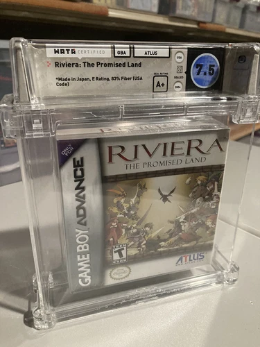 Riviera The Promised Land Nintendo Game Boy Advance GBA New Graded WATA 7.5 A