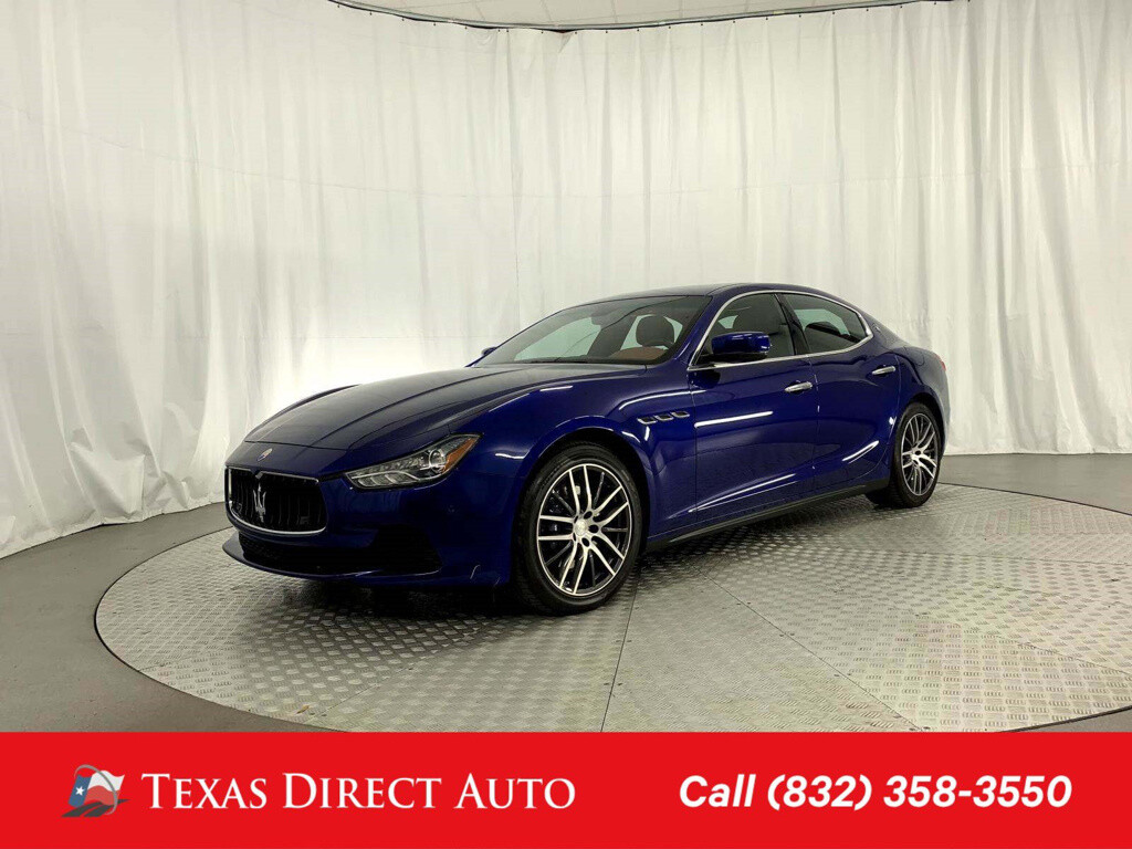 2014 Maserati Ghibli S Q4 Texas Direct Auto 2014 S Q4 Used Turbo 3L V6 24V Automatic AWD Premium