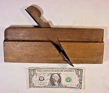 Auburn Tool Co. Auburn NY - Wooden Wood Plane with Rounded Blade