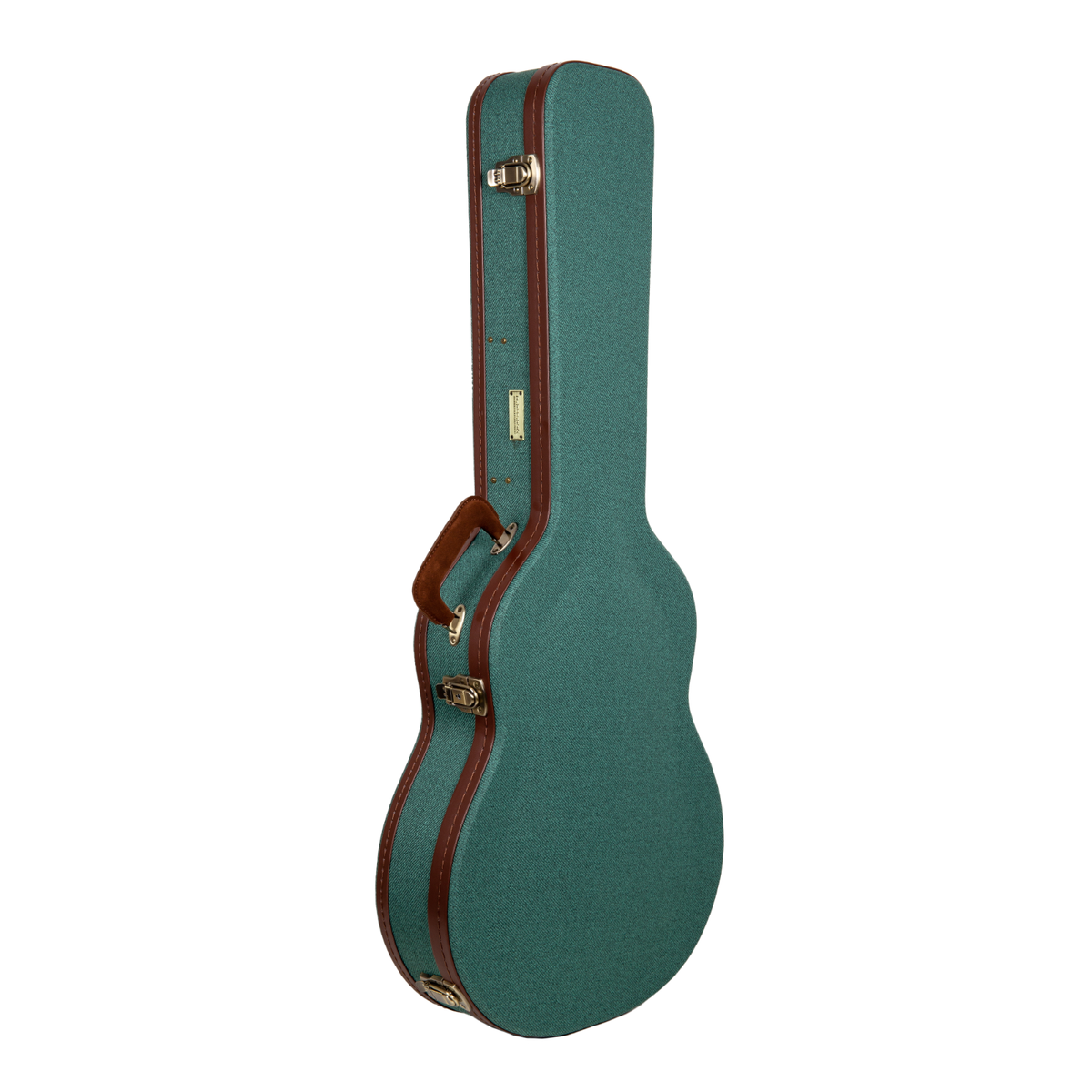 Electric Guitar Crossrock 335-Style Case Malachite Blue Tweed