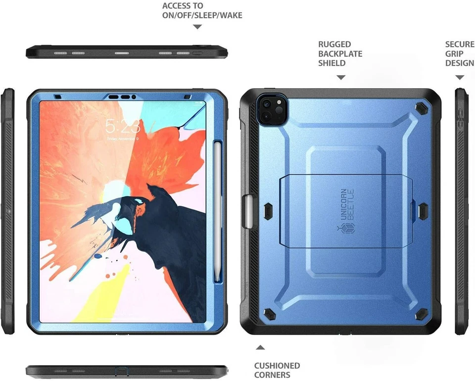 SUPCASE for Apple iPad Pro 12.9" 2020 Case Screen Cover Support Pencil Charging - Image 2 of 4