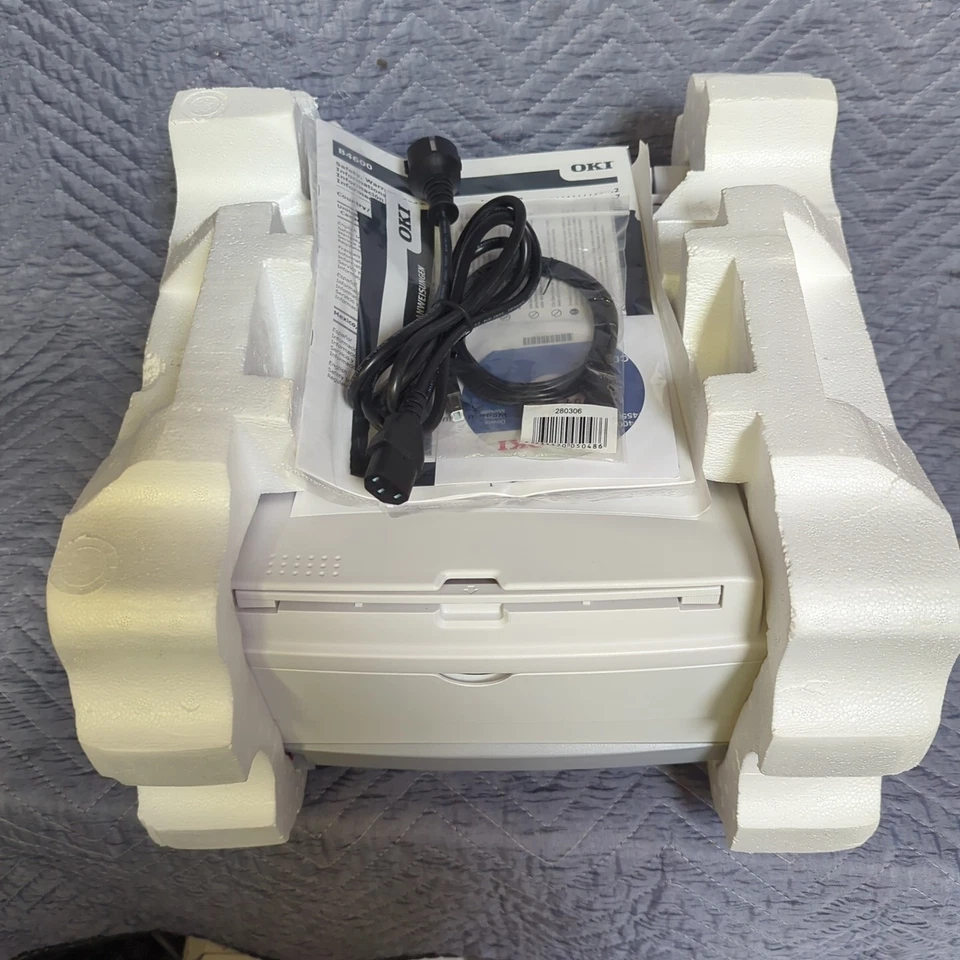 Okidata OKI B4600 LED Monochrome Printer 62446502 *230V - Need Converter 4 USA* - Image 3 of 4