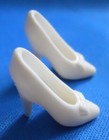 Vintage Disney Barbie Doll SNOW WHITE BOW SHOES High Heel Evening Wedding Pumps — photo 2
