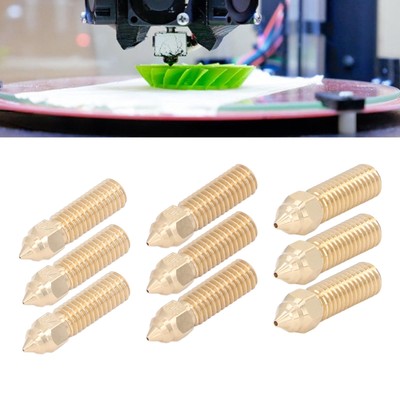 3Pcs 3D Printer Nozzle Kit Extruder Brass Nozzles For  K1 1.75 Dia