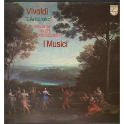 Vivaldi - I Musici Lp L'Amoroso Concertos RV 271, 401, 523, & 547 Philips Neu