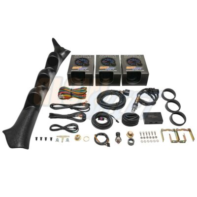 #ad GlowShift Boost Oil PSI Wideband Air Fuel Gauges Pod for 02 07 Subaru WRX $424.99