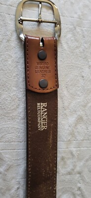 Mens Ranger Belt Company Patriotic Leather Belt - Size 32 | eBay display picture 2