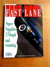FAST LANE Magazine April 1990  Sapphire Coswrth 4x4, Mazda RX-7, Sierra RS500