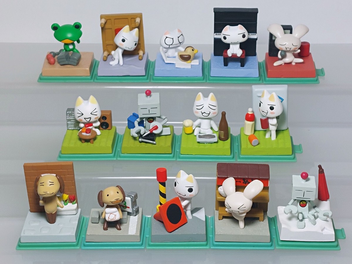 Doko Demo Issho Pocket World Figure Set Bandai 1998 Toro Inoue