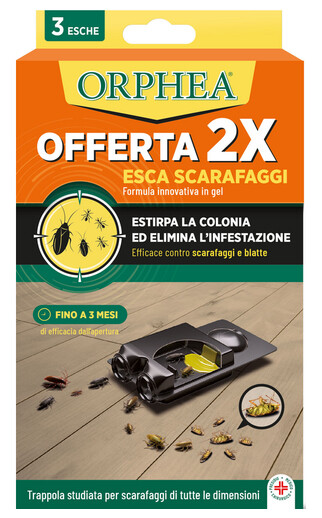 Orphea Scarafaggi Esca 6 Pezzi (3 Esche X 2 Fardelli)