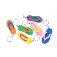 Flip-flop Keychains One Dozen 12