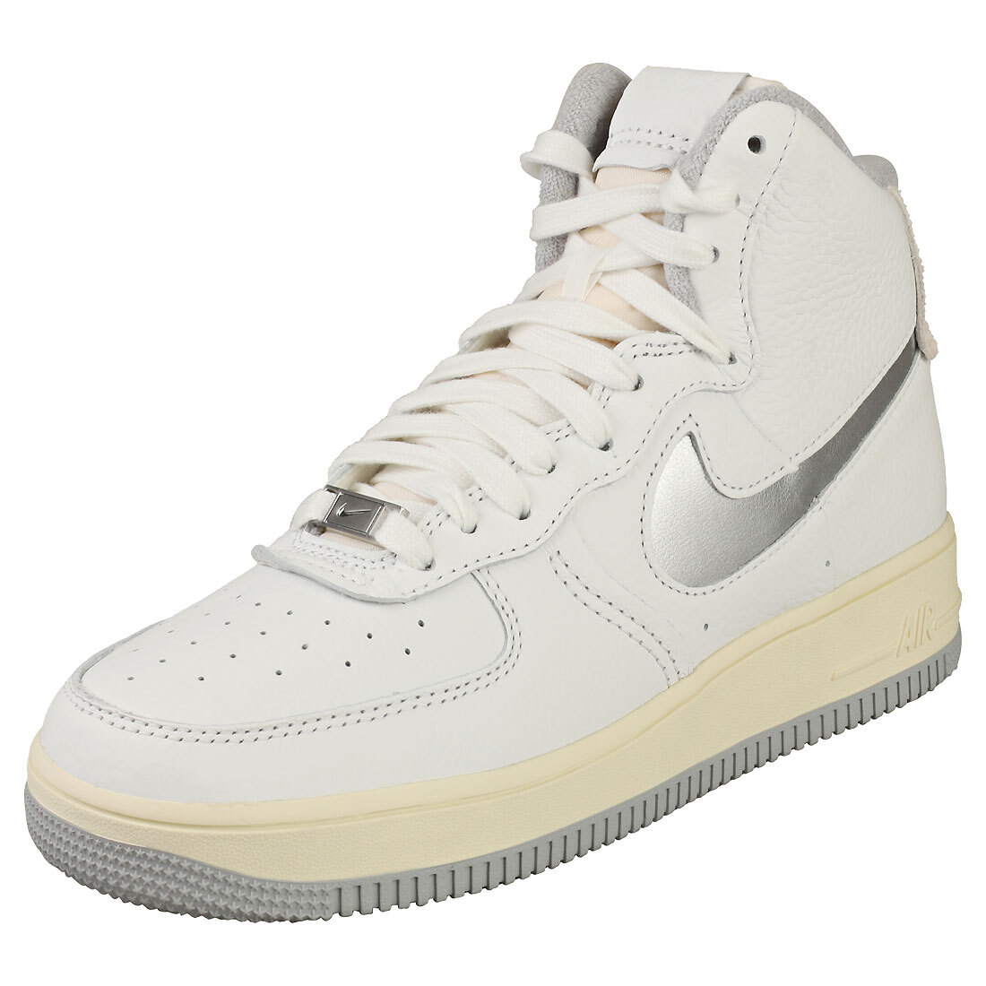 Nike Air Force 1 Sculpt Womens White Silver Fashion Trainers - 9 US | eBay