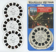 Henry Ford Museum Dearborn Michigan View-Master 3 TEST Reels + Copies  Covers