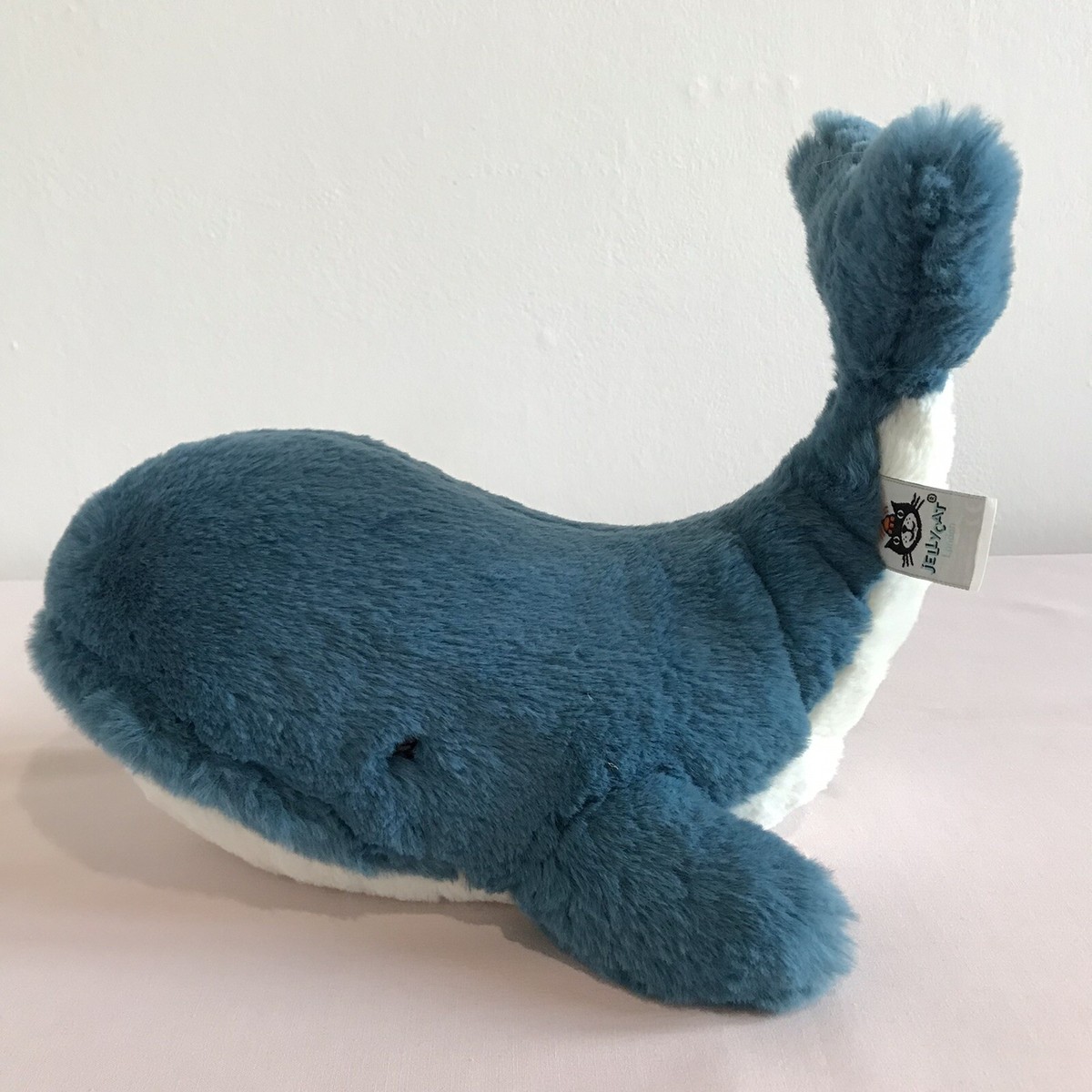 Jellycat - Wally Whale - Soft Turquoise Blue Sea Creature - 12