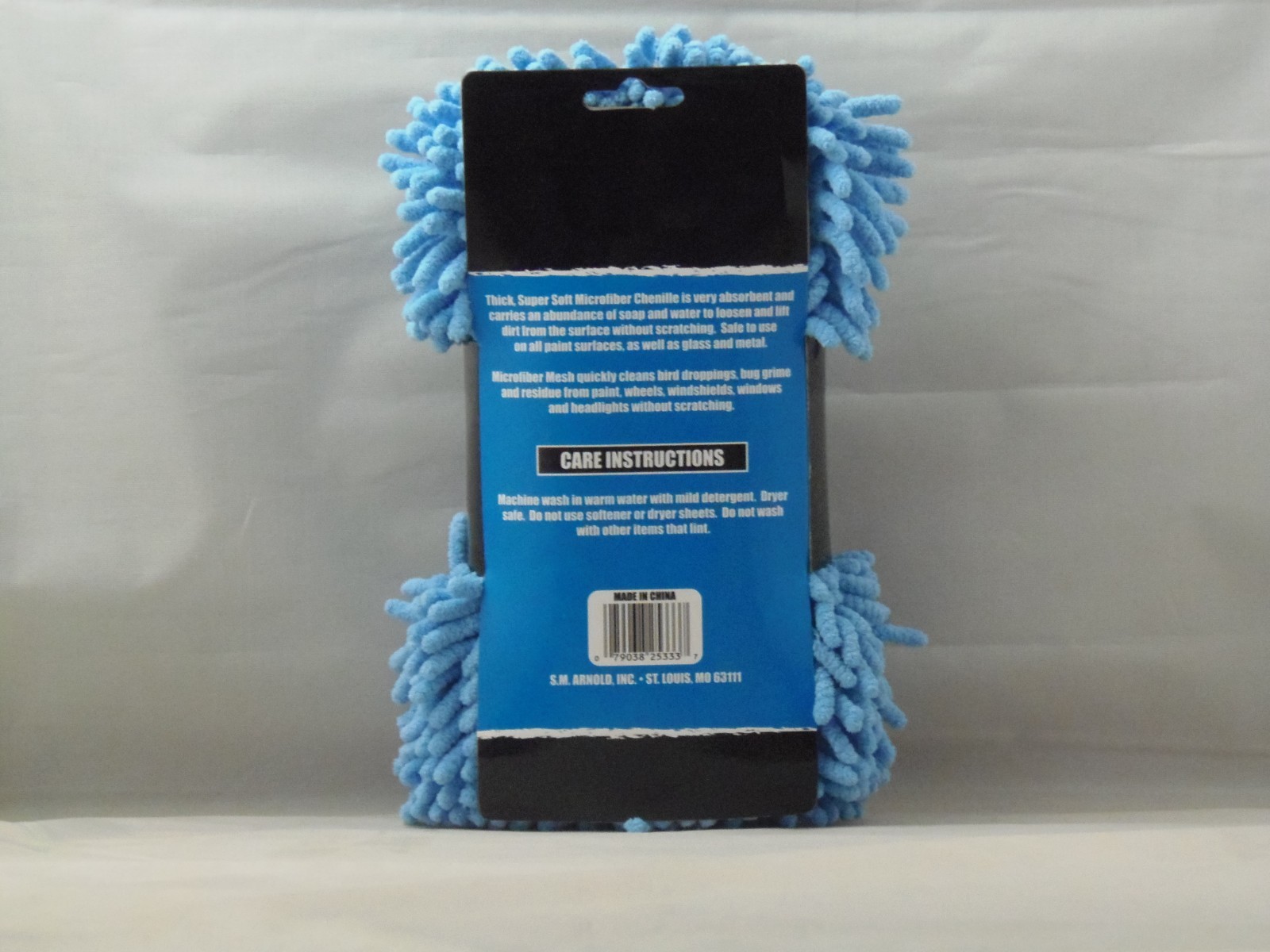 CAR WASH MITT PAD SM ARNOLD 25333 MICROFIBER CHENILLE BUG SCRUBBER DETAIL eBay