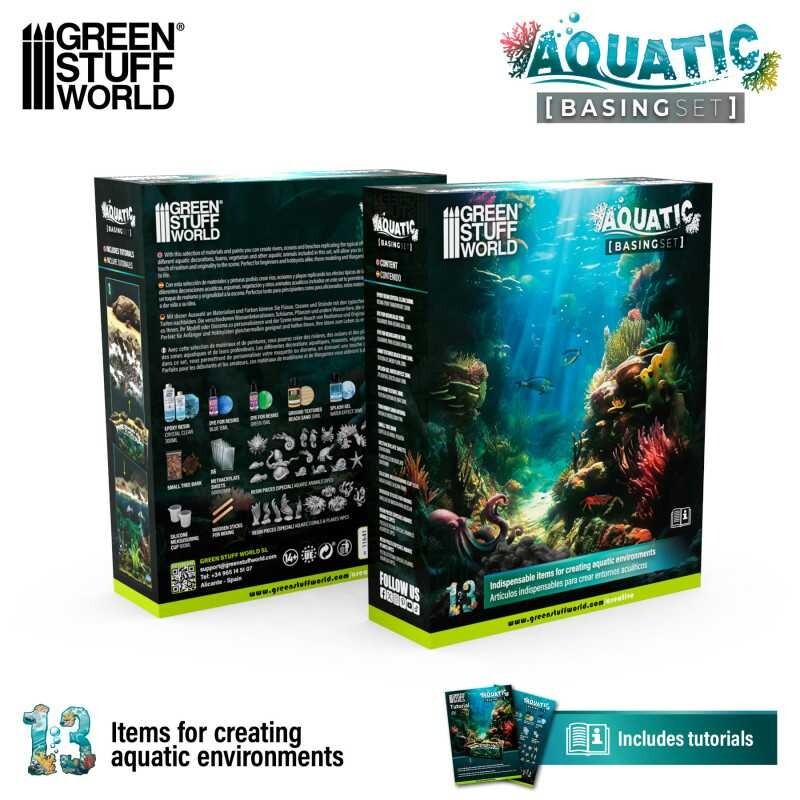 Set de Escenografia ACUATICO - Terreno submarino Wargames océano coral AOS Agua