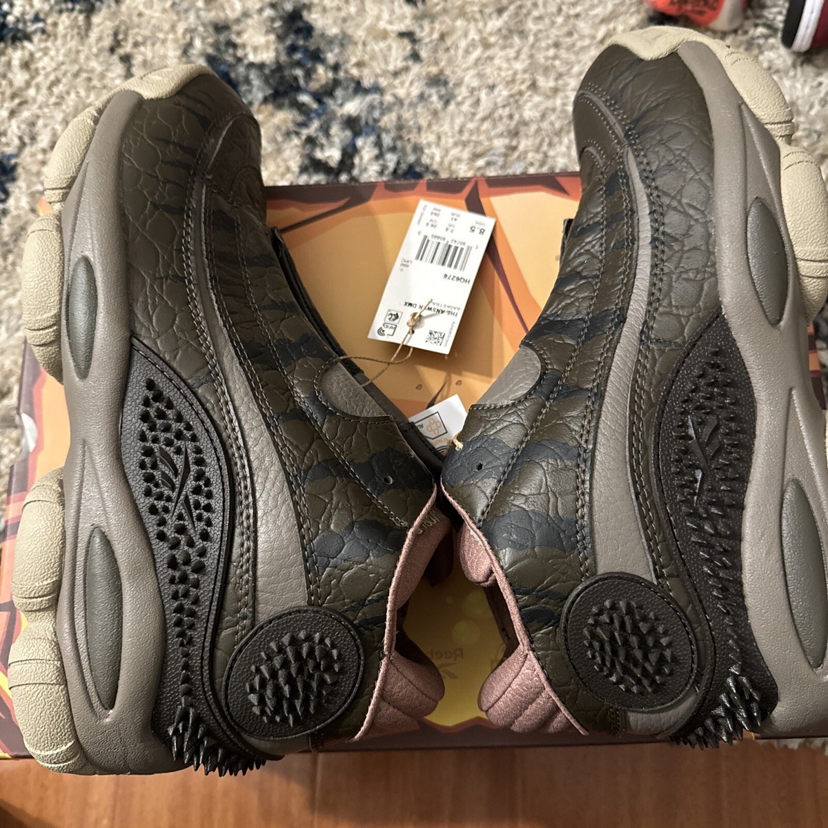 Men's Reebok x Jurassic Park Answer OG DMX Basketball Shoes Size