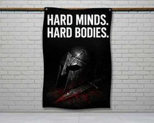 Motivational Gym Flag - Fitness Wall Art for Home Garage