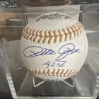 Pete Rose Gold Glove Award MLB Baseball Autographed JSA Authentication Original