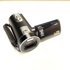 Vivitar DVR 990HD Camcorder Video Camera Recorder LCD Screen Handheld Black