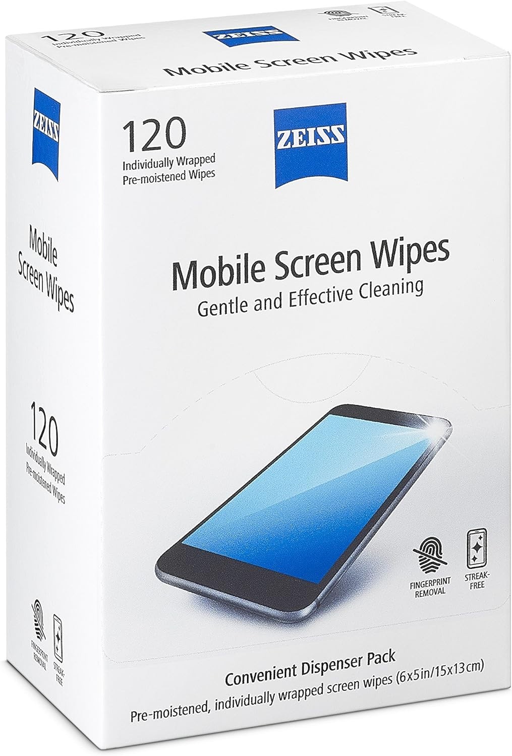 Gentle & Effective 120 Count Pre-Moistened Wipes for All Devices – On-The-Go