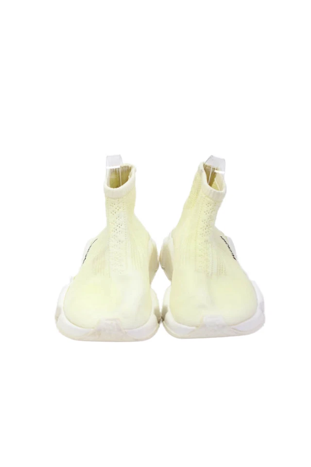 Balenciaga Womens Crochet Speed Trainer Sock Sneakers Butter Yellow Size EUR 39 - Image 2 of 4