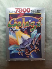Atari 7800 GALAGA - CIB / Complete, 1987 - Good condition - Tested, works great!