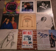 Folk Lot of 14 On Flying Fish Records Excellent To Near Mint Condition