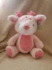 Spark Create Imagine Pink Deer My 1st Christmas Plush Rattle Stuffed Animal 12"