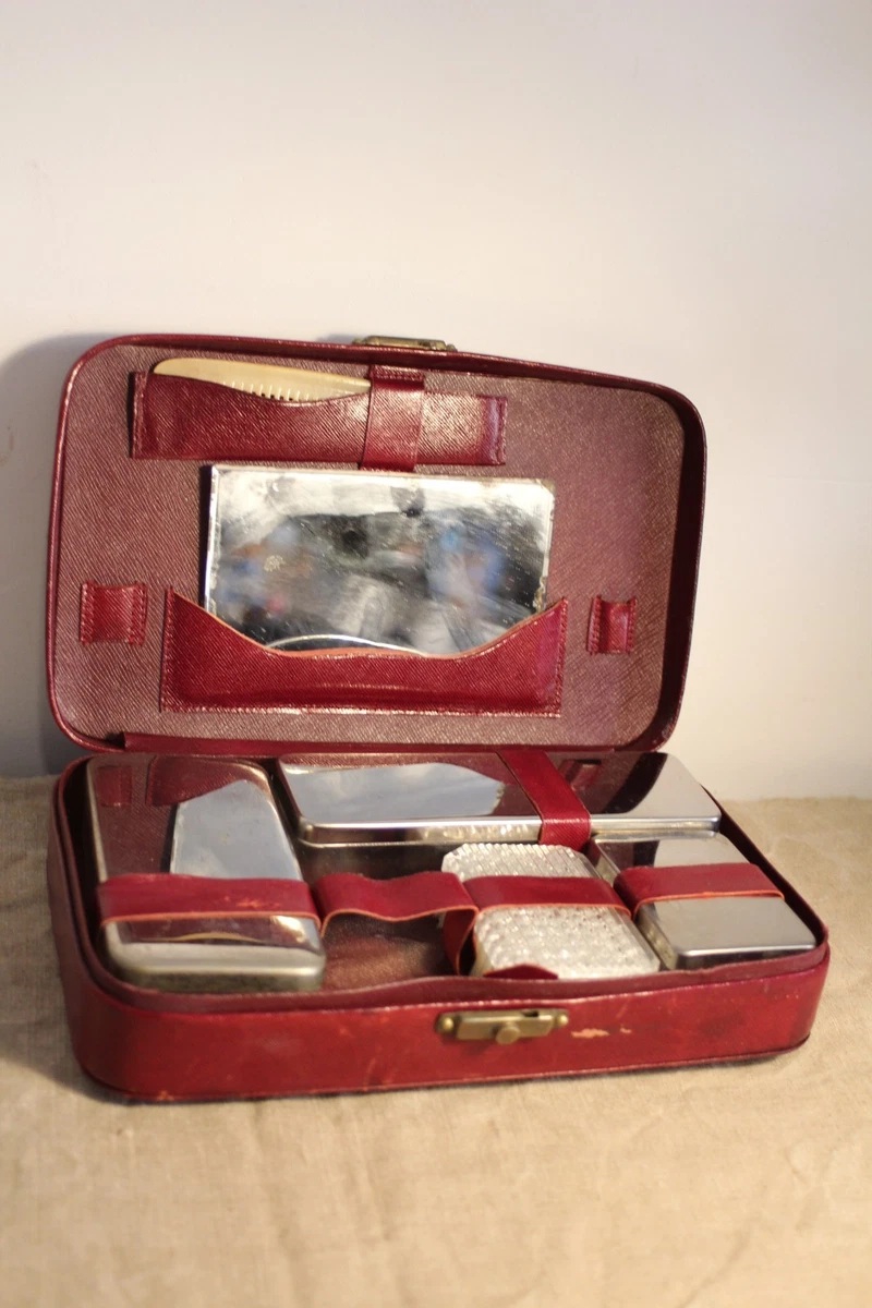 Ancien porte-carte routière tout cuir. Années 60 - Collection