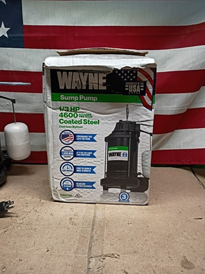 #ad Wayne CDU790 1 3HP Submersible Sump Pump 4600 GPH Indoor Use Durable Design $94.99