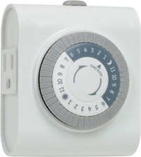 Jasco 15075 Mechanical Couch Timer Plug In Wh...