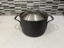 Calphalon 806 Hard-Anodized Aluminum Nonstick 6 Quart Stock Pot W/ Lid