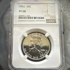 1961 Franklin Half Dollar NGC PF68 50C Silver Proof Philadelphia Uncirculated